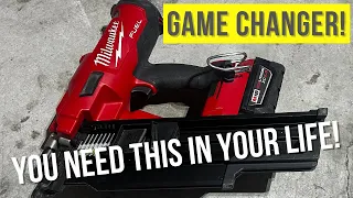 Milwaukee M18 21 degree Framing Nailer Unboxing and Walk Around