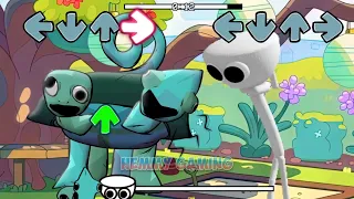 FNF Garten of Banban vs Rainbow Friends Sings Bluey Can Can | Smile Song FNF Mods