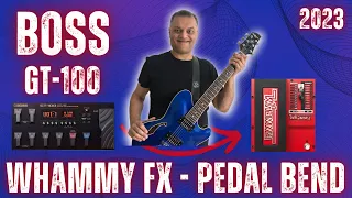 Boss GT-100 Pedal Bend 2023: Whammy Pedal mastery! #bossgt100 #guitar #whammy