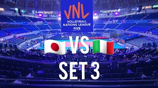 JAPAN🇯🇵 vs ITALY🇮🇹 VNL 2022 MEN'S Week 2 Set 3