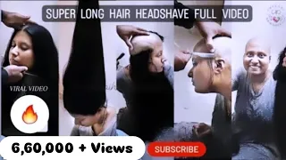 Indian Women Headshave 2023 | Long Hair Shave | @chennaihairdonation