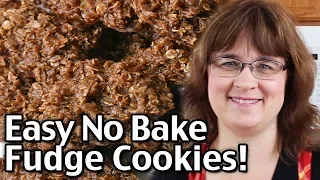 Easy No Bake Cookies! The Best No Bake Fudge Cookies