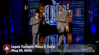 Penn & Teller on Lopez Tonight May 25,  2010 - MGTV