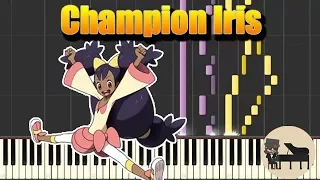Battle! Champion Iris - Pokémon Black 2 & White 2 [Piano Tutorial] (Synthesia) HD Cover
