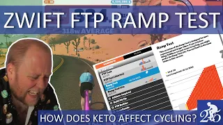 Zwift FTP Test! How has Keto affected my cycling? | My Zwift journey from D to C Category