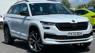 FV72OCU Skoda Kodiaq 1.5TSI SportLine DSG Moon White Metallic