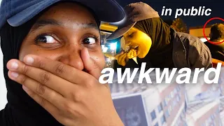 vlogging in public for the first time ! awkward doing vlog in public place