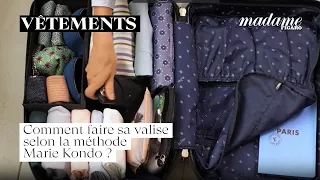 🧳 Comment faire sa valise selon la méthode Marie Kondo #mariekondo