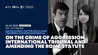 On the Crime of Aggression, international Tribunal and amending the Rome Statute — lecture