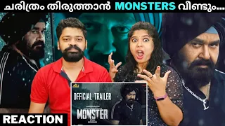 MONSTER Official Trailer REACTION | Malayalam | Mohanlal | Vysakh | Uday Krishna |Antony Perumbavoor