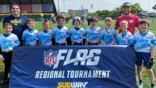 Canton Lions 9U take on NFL Flag Football Regional Tournament