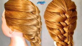 2 Minute Hairstyles | Simple French Braid | Lockdown Hairstyles | Easy Hairstyles | Style with Sam