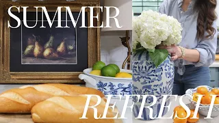 Summer Kitchen Refresh (if I lived in a Nancy Meyers movie) || Decorate with Me