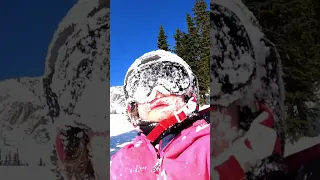 Powder Face Plant #skiing #cuteness #parenting