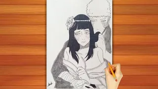 How to draw Naruto and Hinata | Anime couple drawing