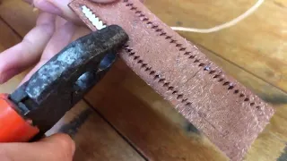 Como fazer costura Crista de galo.