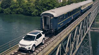 Land Rover Discovery Sport pulling a 108-tonne train