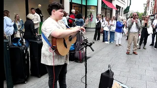 A Brilliant Performance of "Little Talks" by Roe Byrne... (Of Monsters And Men) cover.