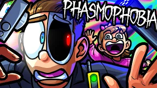 Phasmophobia Funny Moments - Moo's Daughter Scares Terroriser!