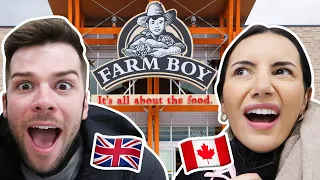 Brits Explore a CANADIAN Supermarket for the First Time! 🇨🇦 | TORONTO Series