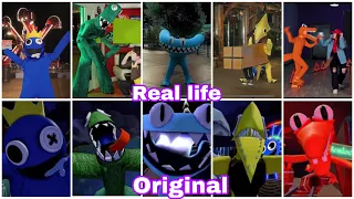 Rainbow friends Real life vs Rainbow friends Original