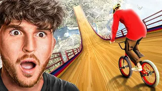 Going Off MEGA RAMP in Realistic BMX Game! (BMX Streets)