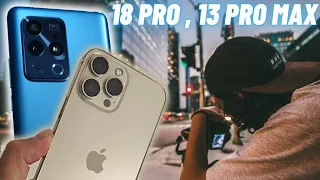 Camera Photo Comparison Meizu 18 Pro and Iphone 13 Pro Max