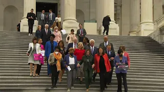 Democrats rally in support of abortion rights