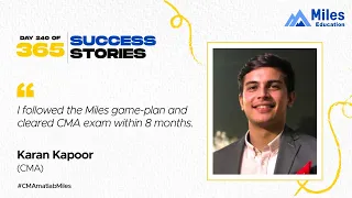 Karan Kapoor CMA | Day 240 | 365 days, 365 success stories # Season2