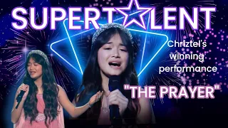 SUPERTALENT FILIPINA CHRIZTEL RENAE ACEVEDA PERFORMED A SURPRISING RENDITION OF THE PRAYER #viral