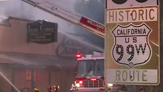 Fire breaks out at decades-old restaurant Louis Cairo's in Williams