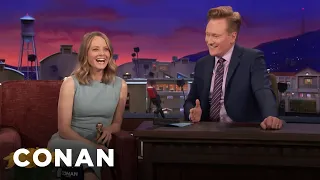 Jodie Foster Loved Playing Guitar Hero | CONAN on TBS