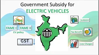 Government subsidy for electric vehicles | FAME I, FAME II schemes