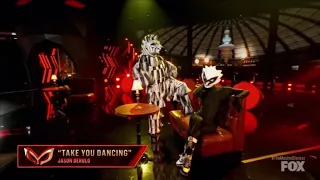 Zebra Dances To "Take You Dancing" By Jason Derulo | Masked Dancer | S1 E6