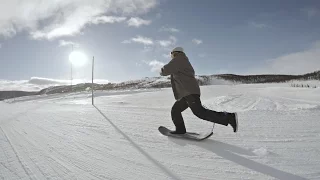 Snowskate in Sweden 5