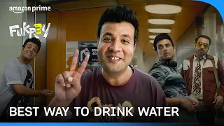 How to drink water ft. Chucha 😂 | Fukrey 3 | Prime Video India