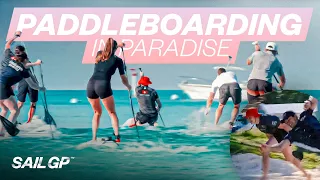 Paddle Boarding in Paradise 🏝️