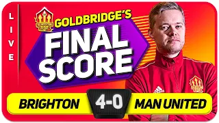 GOLDBRIDGE! BRIGHTON 4-0 MANCHESTER UNITED Match Reaction