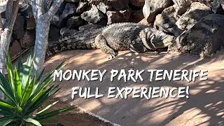 🇪🇸Monkey Park Zoo Tenerife- full experience. You can see animals close and feed them.