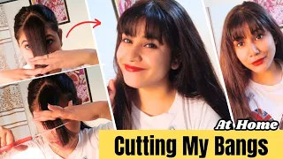 How To Cut Your Own Hair At Home| सिर्फ 5 मिनट में काटे Front Bang |Own Hair Cutting Tutorial