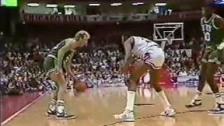 Jordan vs Bird - SHOOTOUT! Celtics @ Bulls 1986-87