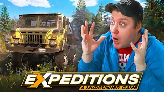 Экспедиция в Карпати ! Expeditions: A Mudrunner - НАШИ МАШИНЫ!