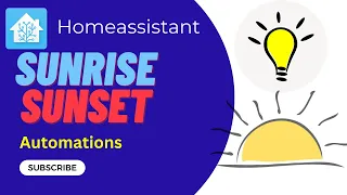 Homeassistant Sunrise and sunset automation