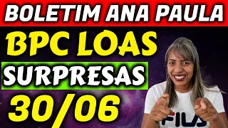 ✔️ LULA APROVOU! BOLETIM BPC LOAS 30/06 PARA QUEM NÃO ACREDITOU