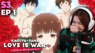 IINO LIKES...ASMR? | Kaguya-sama: Love Is War ULTRA ROMANTIC Season 3 Episode 1 REACTION!