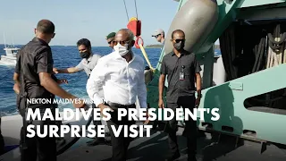 Maldives President Surprise Nekton Visit