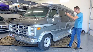 I Bought The Greatest Luxury Vehicle of the 1980's! Chevy G20 Conversion Van