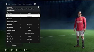 Casemiro FIFA 24 pro clubs look alike tutorial | EA SPORT FC 24 | Manchester United | Brazil