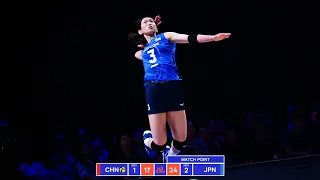 Sarina Koga DOMINATED Against China in Volleyball Nations League 2024 !!!