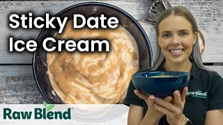 How to make Sticky Date Ice Cream in a Vitamix Blender! | Recipe Video